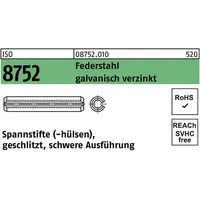 Industrial Quality Supplies ISO 8752 geschlitzt, schwere Ausführung Federstahl
