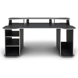 byLIVING Schreibtisch Matrix Anthrazit / Weiß