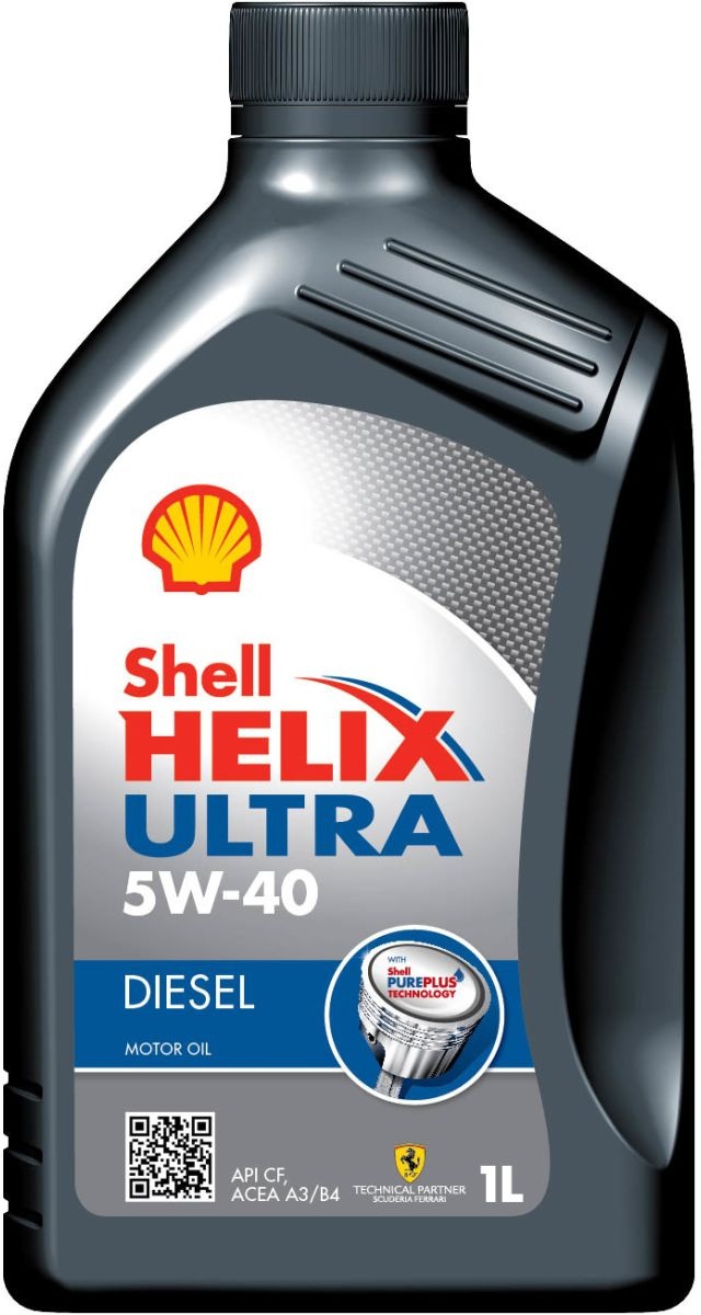 Huile moteur SHELL Helix Diesel Ultra 5W40, 1L