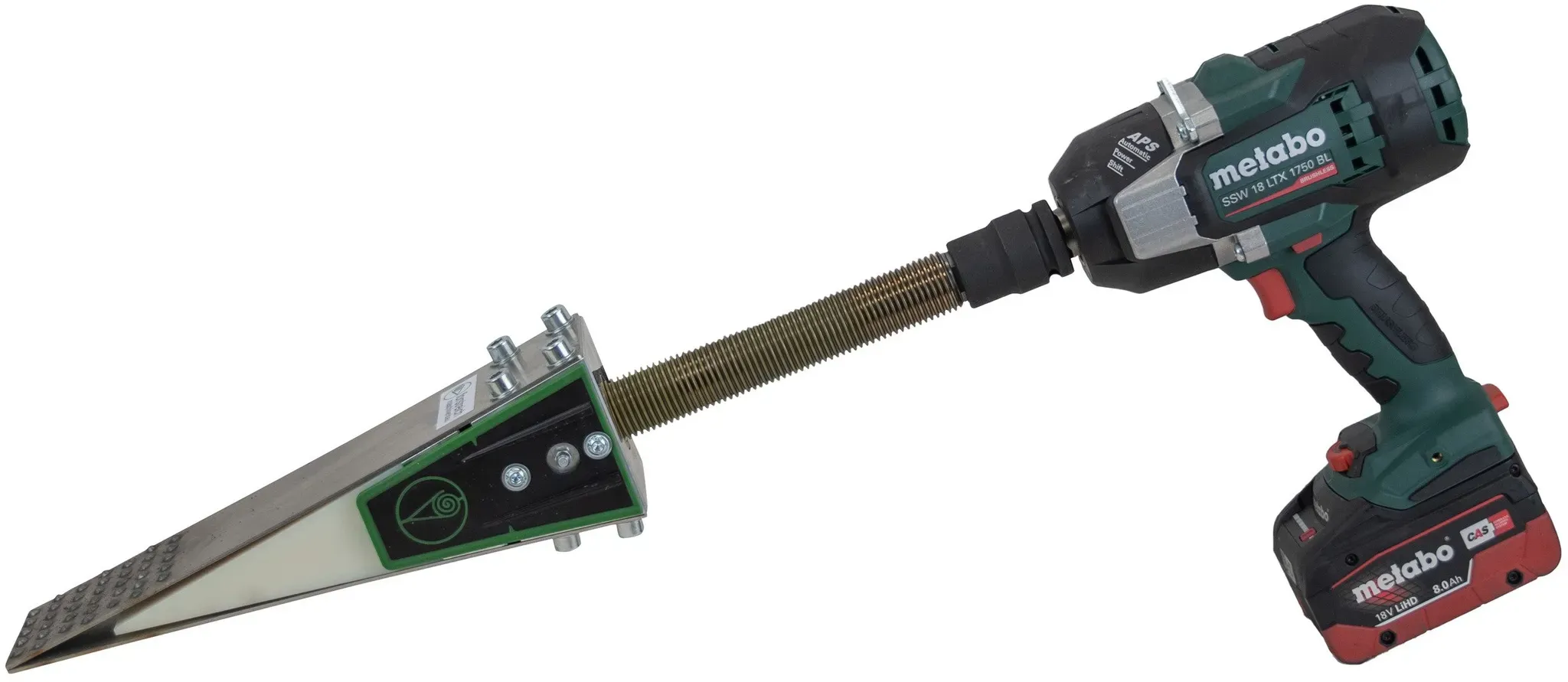 Forstreich Fällkeil-Set TR 30 AQ mit Schlagschrauber Metabo SSW 18 LTX 1750 BL, 2 Akkus 8,0 Ah und Ladegerät ASC 290