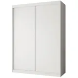 Beautysofa Schiebetürenschrank MARIO Farbvarianten und Breite zur Auswahl weiß 150 cm