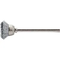 Lessmann Miniatur-Topfbürste Stahldraht 0,10 mm, Bürsten-⌀ 15 mm