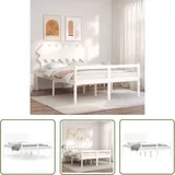 Prolenta Premium Seniorenbett Mit Kopfteil 140x200 Cm Weiß