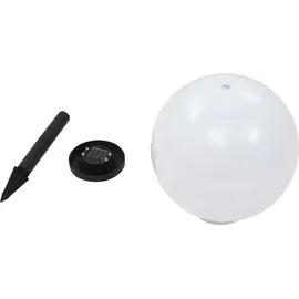 vidaXL Solarleuchte Kunststoff 20 cm 3 Stück weiß
