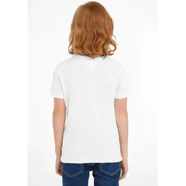 Tommy Hilfiger Essential Tee Rundhalsausschnitt, Weiß (White), 7 Jahre