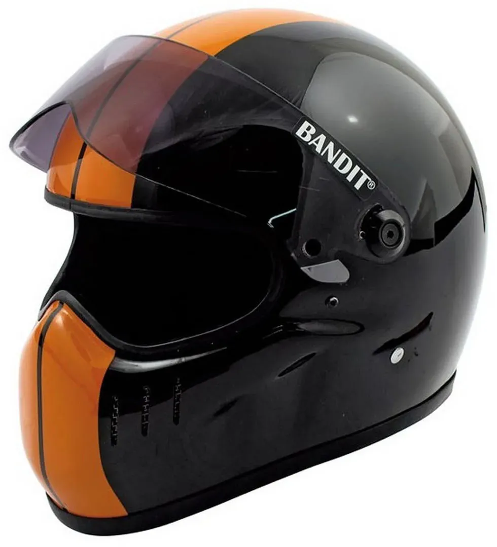 Bandit XXR Race Motorradhelm, schwarz-orange, Größe S für Männer