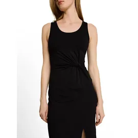 Tom Tailor Kleid Trägerkleid unifarben Schwarz L