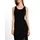 Tom Tailor Kleid Trägerkleid unifarben Schwarz L