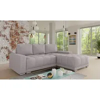 Ecksofa Pavo mit Schlaffunktion und Bettkasten - L-Form Couch mit Bonell-Federkern, Polsterecke, Couchgarnitur, Eckcouch, Sofa, Sofagarnitur (Sawan... - Rosa