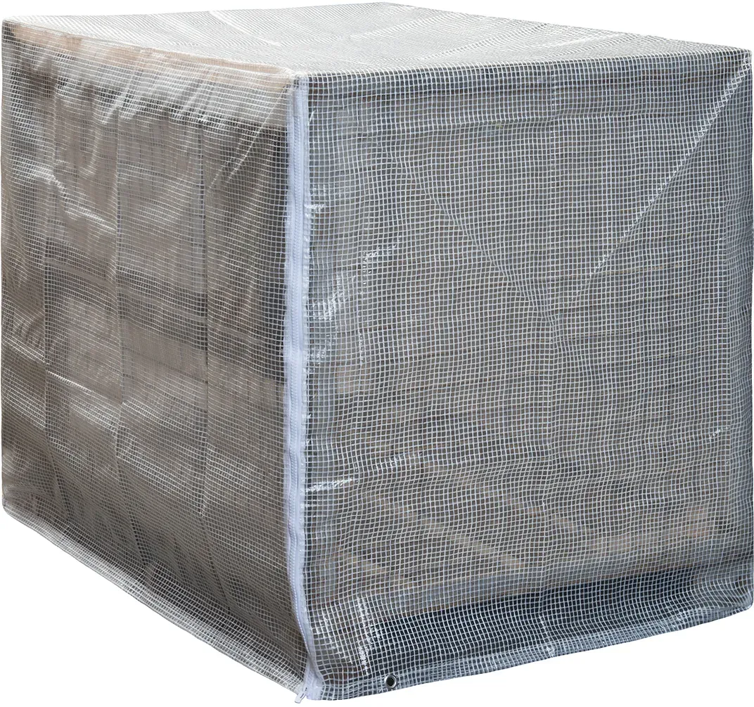 NOOR Palettenhaube LDPE 125 x 85 x 98 cm (LxBxH) 120 gr/m2 ideal für Gitterboxen und Paletten