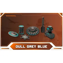 Pioneer Sci-Fi Dice - Dull Grey Blue