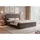 Selsey Polsterbett 140x200 mit Bettkasten, Bouclé, braun -