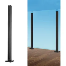 Vevor Glasklemme 95 cm Edelstahl