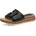 Pantoletten mit Klettverschluss Bequem Black 42