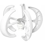 Insma - 400W 5 Blatt Windenergie Garten Vertikale Turbine Windgenerator Windkraftanlage 12V Fantablau