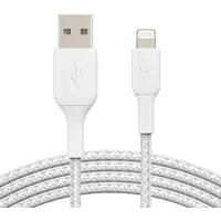 Belkin Boost Charge Lightning Geflochtenes Kabel 2 Meter Weiß