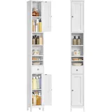 VASAGLE Badschrank, mit verstellbaren Ablagen, und offenen