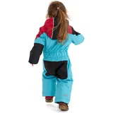 KILLTEC Kesley Mini - Skioverall mit Kapuze - 10.000 mm Wassersäule - Skianzug für Jungen und Mädchen, Türkis, 98/104