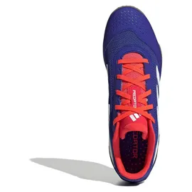 adidas Predator Club IN Unisex Cloud White/Lucid Blue/Solar Red 48