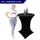 chefgastro Stehtisch klappbar rund 110 x 80 cm Schwarz