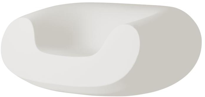 Slide Chubby Sessel milchweiß (FT, MILKY WHITE)