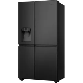 Hisense RS818N4TFC Side-by-Side (632 l, 1795 mm hoch, Schwarz)