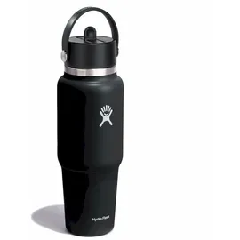 Hydro Flask 32 oz Wide Flex Straw Travel Bottle - schwarz