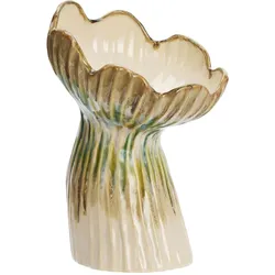 Vase aus Steingut - skulpturale Eleganz 20x30 cm