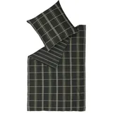 Musterring MR-Ease Karo Schwarz 135 x 200 cm + 80 x 80 cm