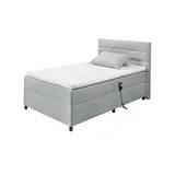 Boxbett mit Motor   ¦ grau ¦ Maße (cm): B: 131 H: 112 T: 210.0