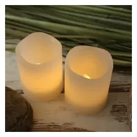 MARELIDA LED Kerzenset Mini H:6 cm D:5 cm 2 St. weiß