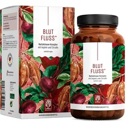 Arginin Komplex mit Citrullin - L-Arginin Base, L-Arginin (AAKG), L-Arginin HCL - BLUTFLUSS - 180 vegane Kapseln - NATURTREU® 180 St