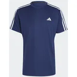Adidas Train Essentials 3-Streifen Training T-Shirt Dark Blue / White L