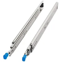 SOTech Schwerlastauszüge mit Lock-in/out Einrastfunktion mit blauem Hebel, belastbar bis 100 kg Lock In Out