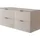 Rodan | Waschbeckunterschrank - 120cm | Beige matt - Kaschmir-Töne | B/H/T 120/57/46cm | Beige Tischplatte, Badmöbel, Waschbecken Unterschränk - Beige