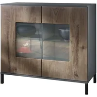 Vladon Kommode, Alteiche, Holzwerkstoff, 92.5x83.5x35 cm, Wohnzimmer, Kommoden &
