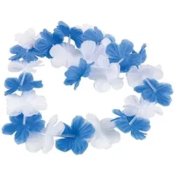 Amscan Oktoberfest Hawaii-Kette (blau/weiß)