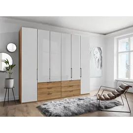 Wiemann Falttürenschrank Monaco 246 x 216 x 58 cm Beige/Weiß