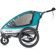 Qeridoo Sportrex Regenverdeck Kinderanhänger schwarz 2019
