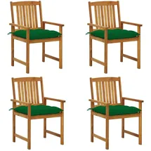 vidaXL Kalina Gartenstuhl-Set 4 St. 4 x 4 x 4 cm grün