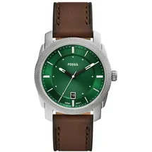 Fossil Herren Analog Quarz Uhr mit Leder Armband FS6085