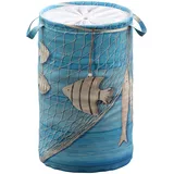 Sanilo Wäschekorb Seefahrt, 60 Liter, faltbar, mit Sichtschutz