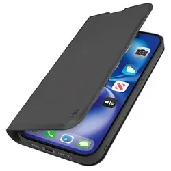 sbs Wallet Smooth Handyhülle für Apple iPhone 16e schwarz