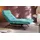 KAWOLA Relaxliege AMERIVA Velvet 80 x 110 x 158 cm Smaragd mit Kissen und Kopfteil