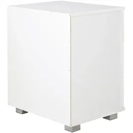 Wohnling Nachtschrank Latina 45 x 34 x 54 cm Weiß