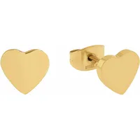 Amor Ohrstecker Herzen gold Edelstahl onesize