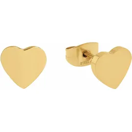 Amor Ohrstecker Herzen gold Edelstahl onesize