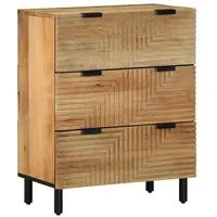 VidaXL Sideboard Braun 60x33x75 cm Massivholz Mango