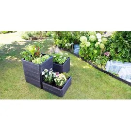 GARANTIA Ergo Quadro L 80 x 80 x 25 cm grau