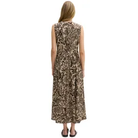 Marc O'Polo Druckkleid Midi Braun/Schwarz 38